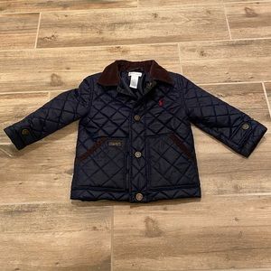 Ralph Lauren Navy Blue Puffer Jacket 18 months